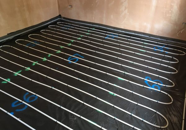 Underfloor heating installed in a property in Mill Hill