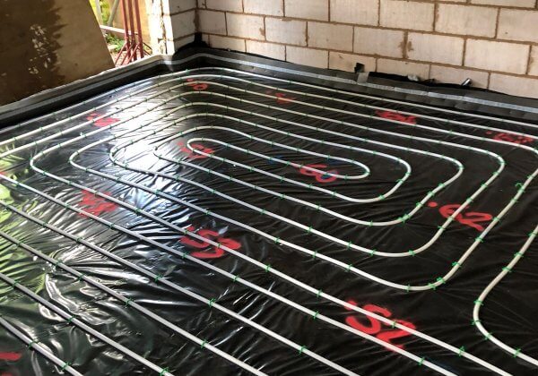 Underfloor Heating Insulation Installation
