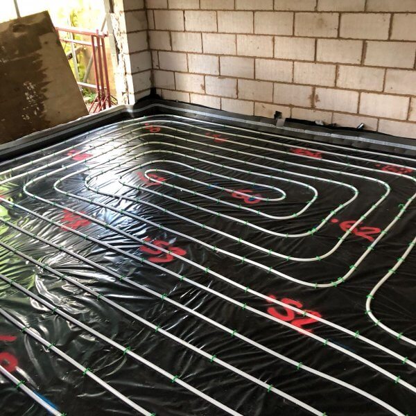 Underfloor Heating Insulation Installation