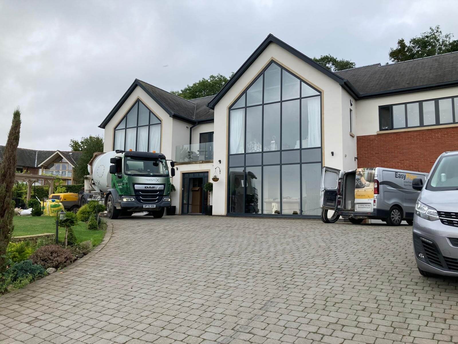 A property where our underfloor heating installers & liquid screed Shropshire team worked