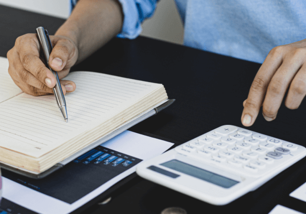 Underfloor heating cost efficiency being calculated by an accountant