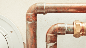 Joints of a radiator heating pipe