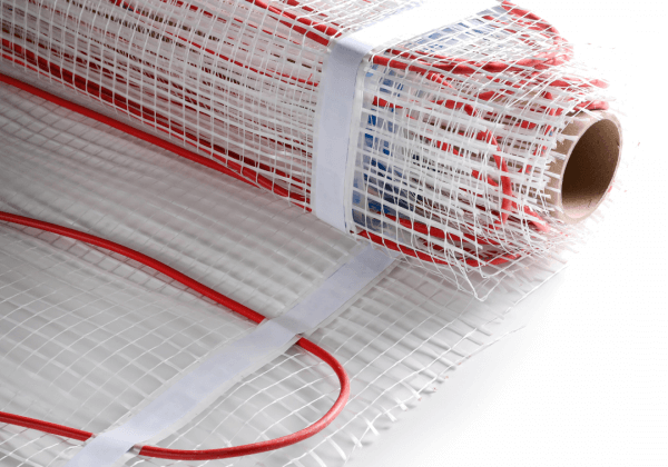Electric underfloor heating cables for installing heated floors.
