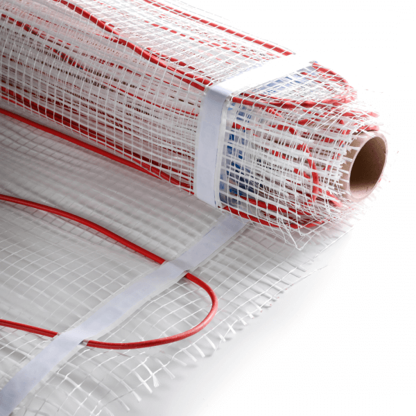 Electric underfloor heating cables for installing heated floors.