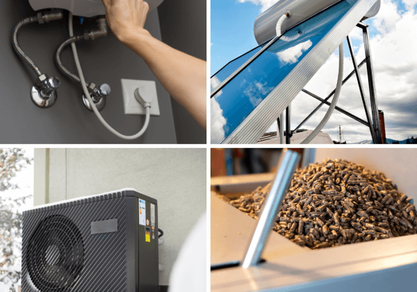 Compatible with underfloor heating: electric boilers, solar thermal, biomass, and heat pumps