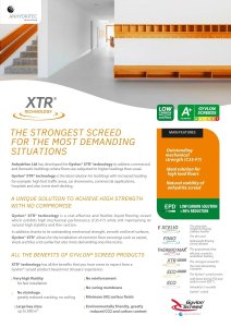 XTR gyvlon anhydrite screed brochure scan