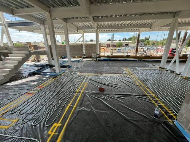 UFH installation | Construction site