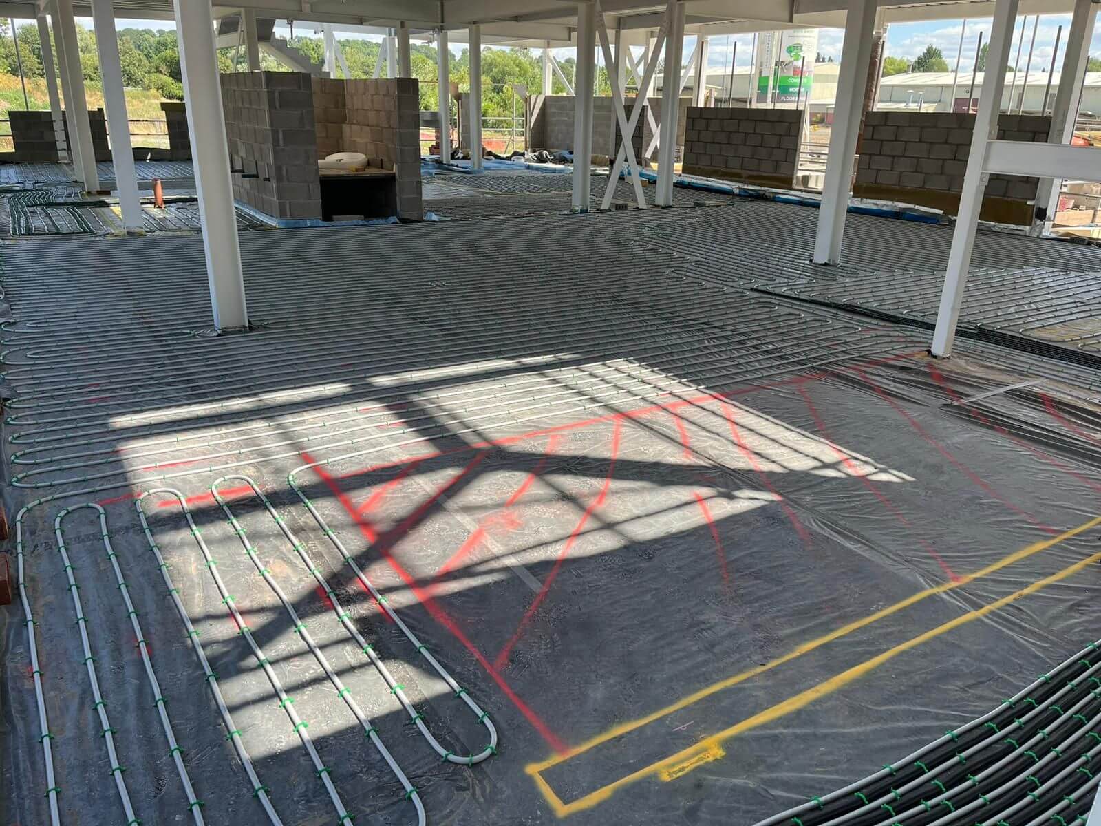 Liquid Screed | New Build Bungalows | Whitchurch