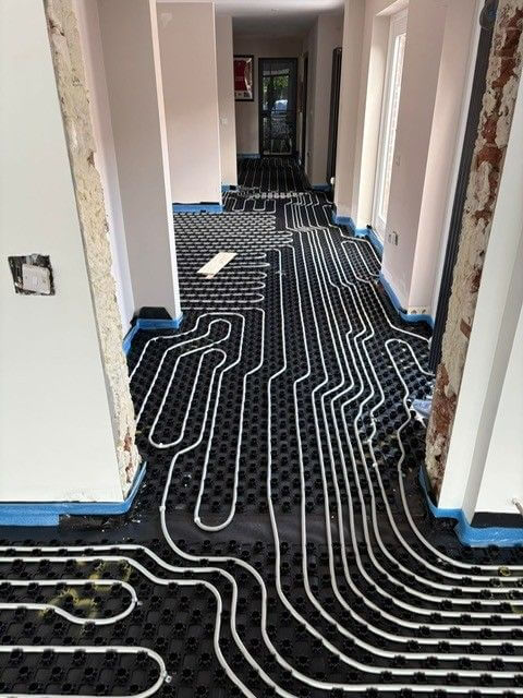 underfloor heating installation