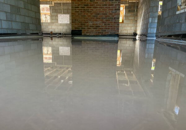 rural development project | liquid screed | UFH